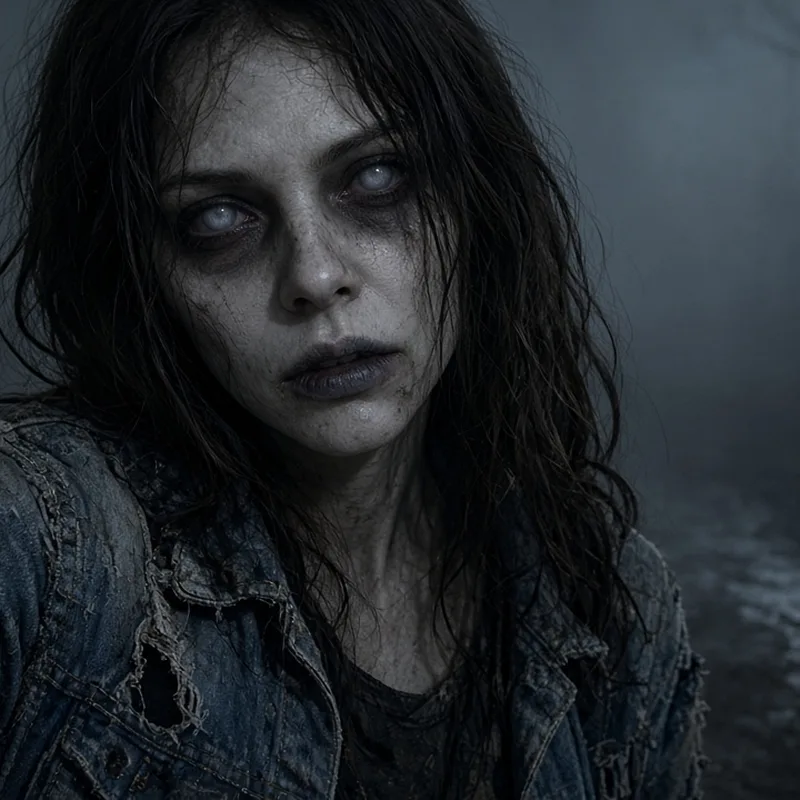 Classic Undead — AI-generated zombie portrait